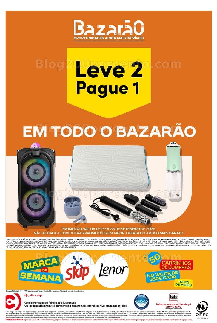 Antevisão Folheto CONTINENTE Bom Dia Promoções de 22 a 28 setembro