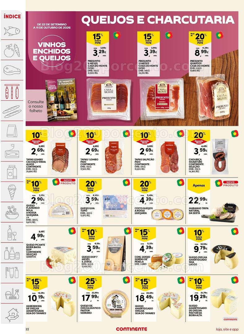 Antevisão Folheto CONTINENTE Promoções de 22 a 28 setembro - Edição Digital