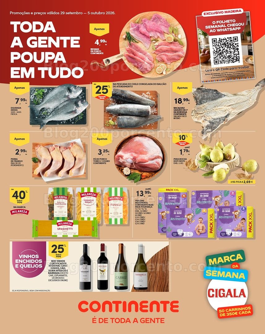 Antevisão Folheto CONTINENTE Madeira Promoções de 29 setembro a 5 outubro