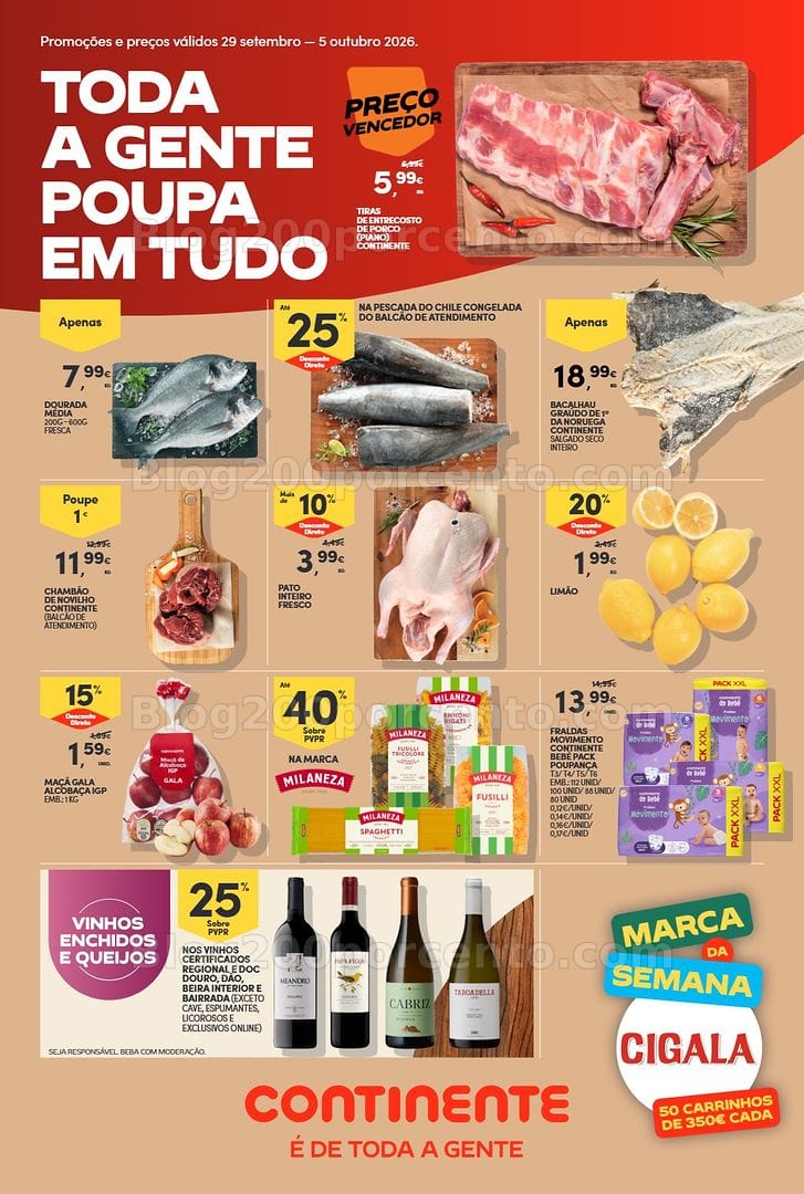 Antevisão Folheto CONTINENTE Bom Dia Promoções de 29 setembro a 5 outubro