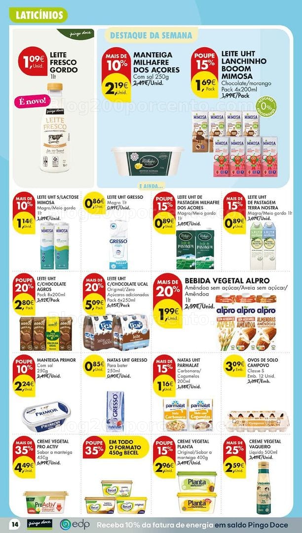 Antevisão Folheto PINGO DOCE Promoções Fim de Semana - 3 a 6 setembro