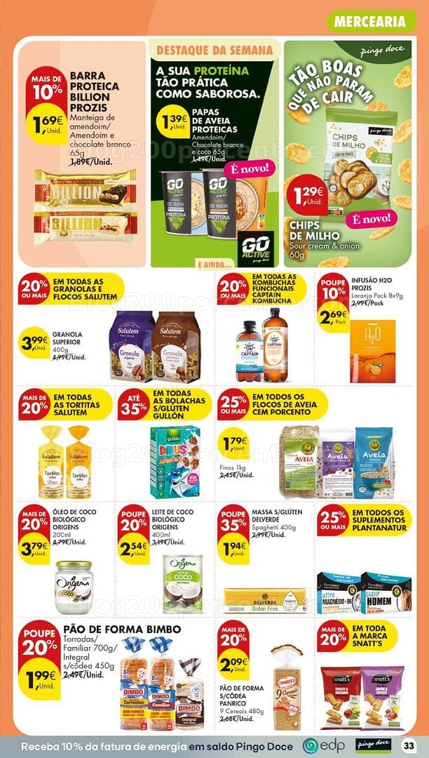 Antevisão Folheto PINGO DOCE Promoções Fim de Semana - 3 a 6 setembro