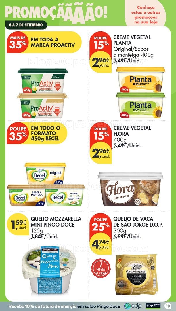 Antevisão Folheto PINGO DOCE Promoções Fim de Semana - 3 a 7 setembro