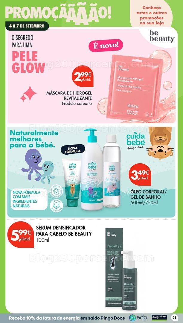 Antevisão Folheto PINGO DOCE Promoções Fim de Semana - 3 a 7 setembro