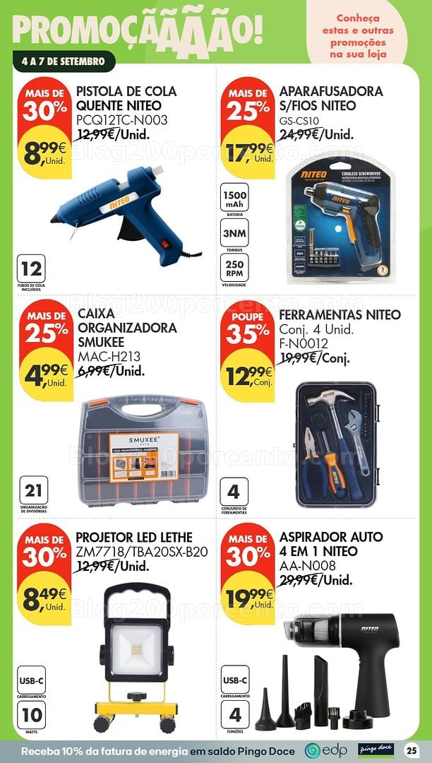Antevisão Folheto PINGO DOCE Promoções Fim de Semana - 3 a 7 setembro