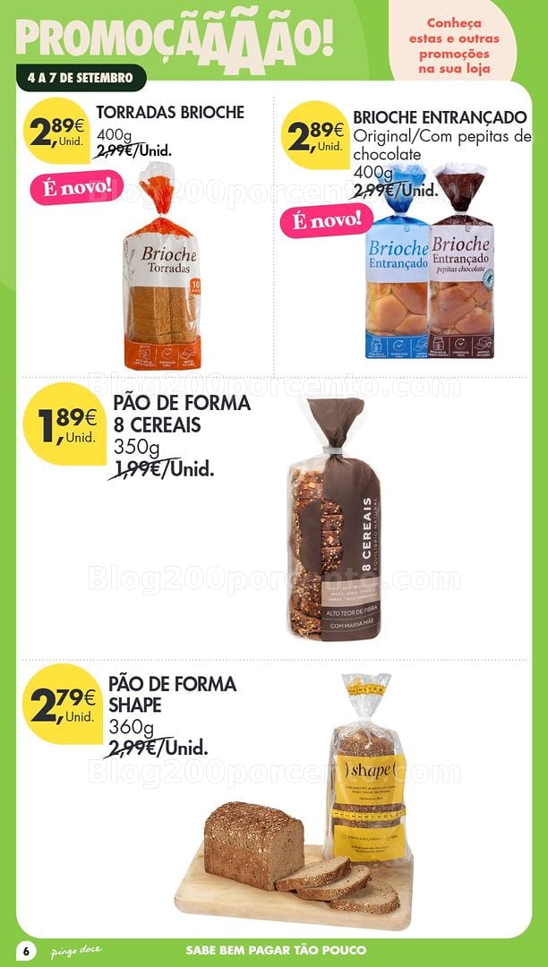 Antevisão Folheto PINGO DOCE Promoções Fim de Semana - 3 a 7 setembro