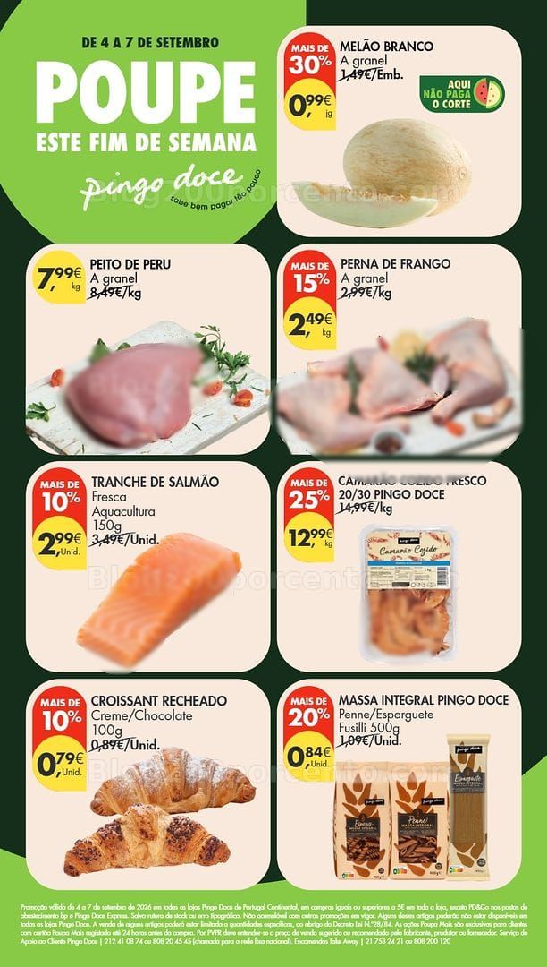 Antevisão Folheto PINGO DOCE Promoções Fim de Semana - 4 a 7 setembro