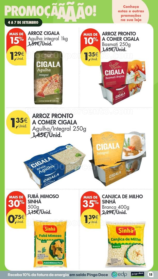 Antevisão Folheto PINGO DOCE Promoções Fim de Semana - 4 a 7 setembro