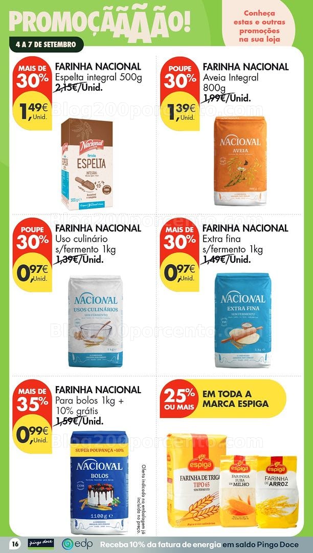 Antevisão Folheto PINGO DOCE Promoções Fim de Semana - 4 a 7 setembro