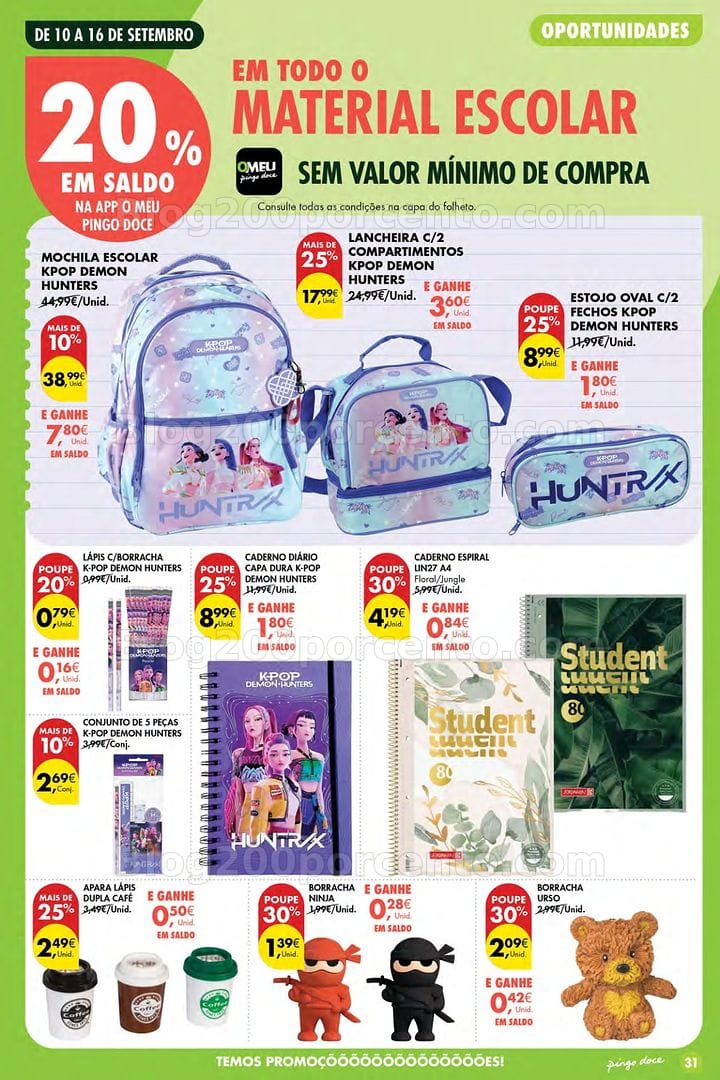 Antevisão Folheto PINGO DOCE Bazar Oportunidades Açores Promoções de 10 a 16 setembro