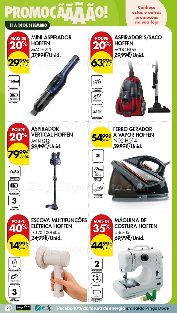 Antevisão Folheto PINGO DOCE Promoções Fim de Semana - 11 a 13 setembro