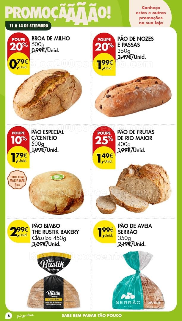 Antevisão Folheto PINGO DOCE Promoções Fim de Semana - 11 a 13 setembro