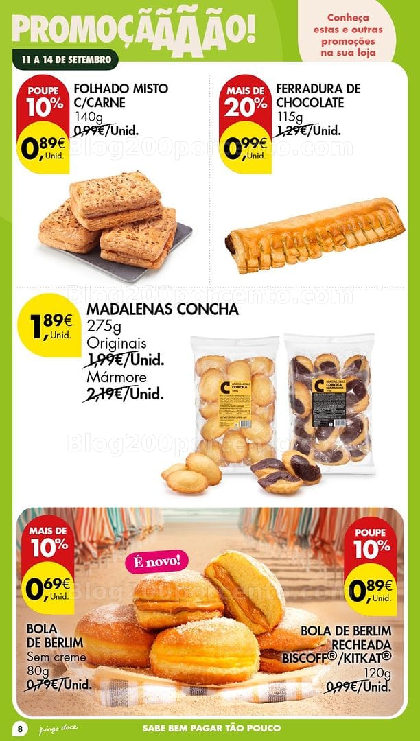 Antevisão Folheto PINGO DOCE Promoções Fim de Semana - 11 a 13 setembro