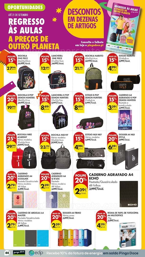 Antevisão Folheto PINGO DOCE Lojas Grandes Promoções de 8 a 14 setembro