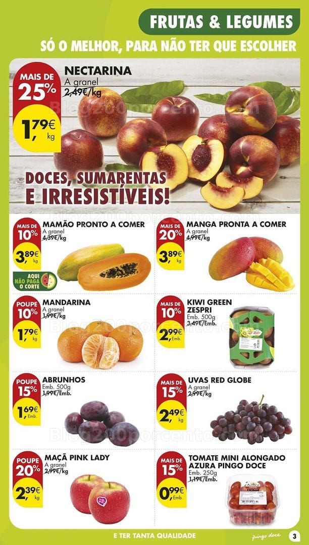 Antevisão Folheto PINGO DOCE Promoções de 8 a 14 setembro - Edição Digital
