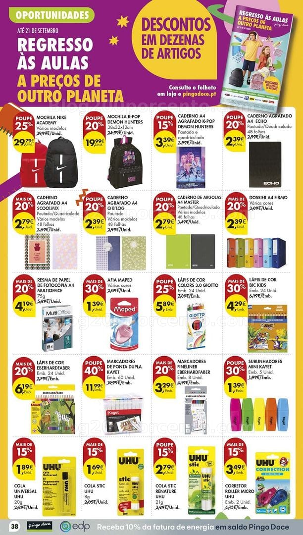 Antevisão Folheto PINGO DOCE Promoções de 8 a 14 setembro - Edição Digital