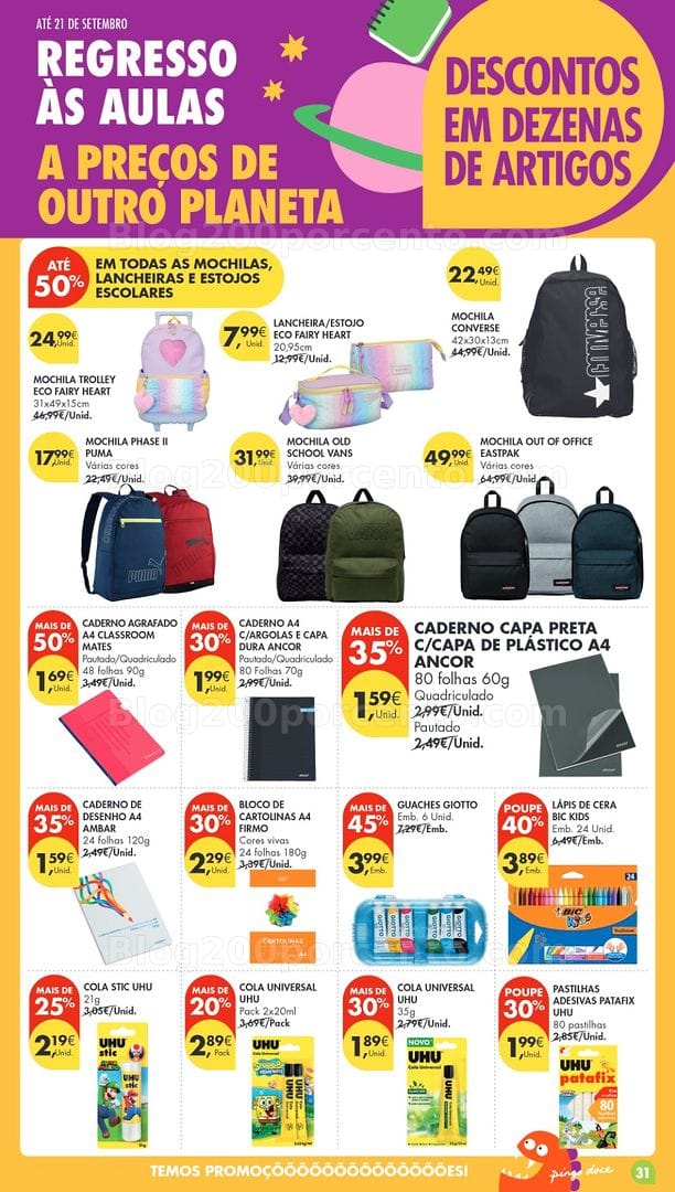 Antevisão Folheto PINGO DOCE Bazar Promoções de 15 a 21 setembro - Madeira
