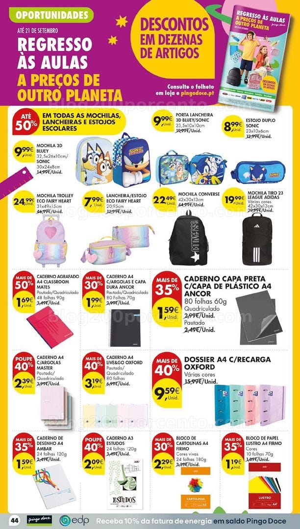 Antevisão Folheto PINGO DOCE Lojas Grandes Promoções de 15 a 21 setembro