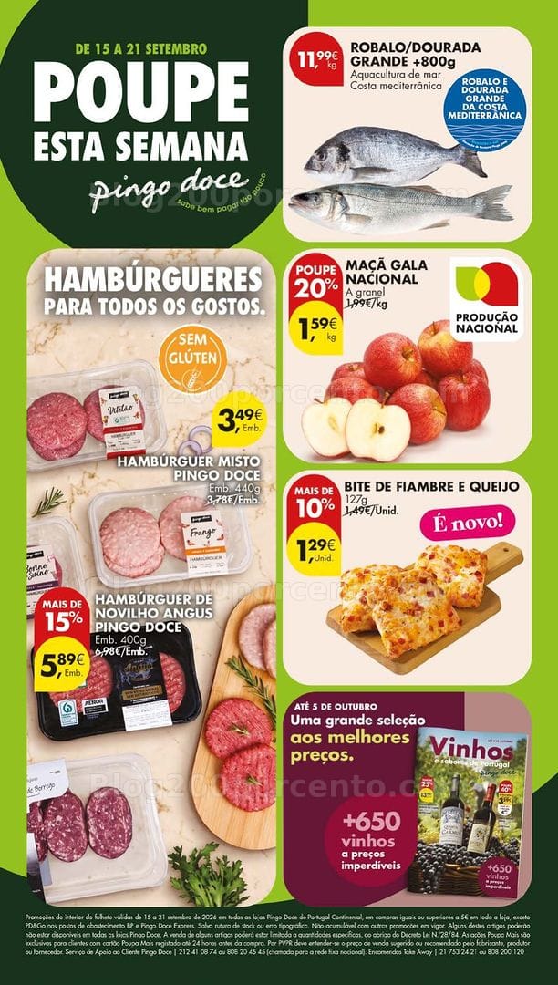 Antevisão Folheto PINGO DOCE Lojas Grandes Promoções de 15 a 21 setembro
