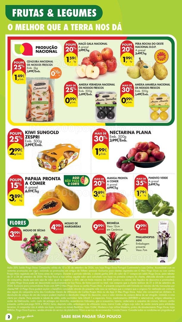 Antevisão Folheto PINGO DOCE Promoções de 15 a 21 setembro - Edição Digital