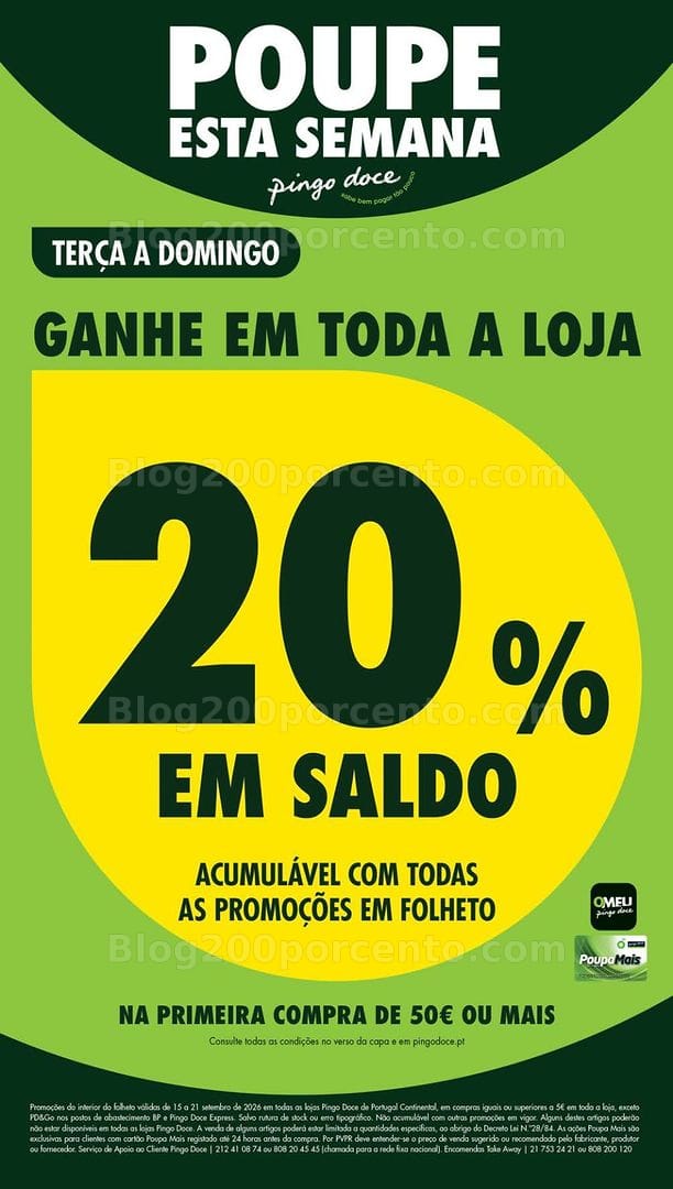 Antevisão Folheto PINGO DOCE Lojas Pequenas Promoções de 15 a 21 setembro