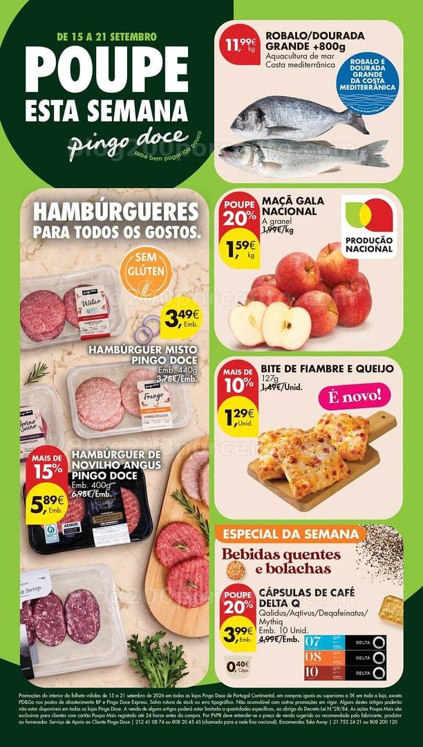 Antevisão Folheto PINGO DOCE Lojas Pequenas Promoções de 15 a 21 setembro