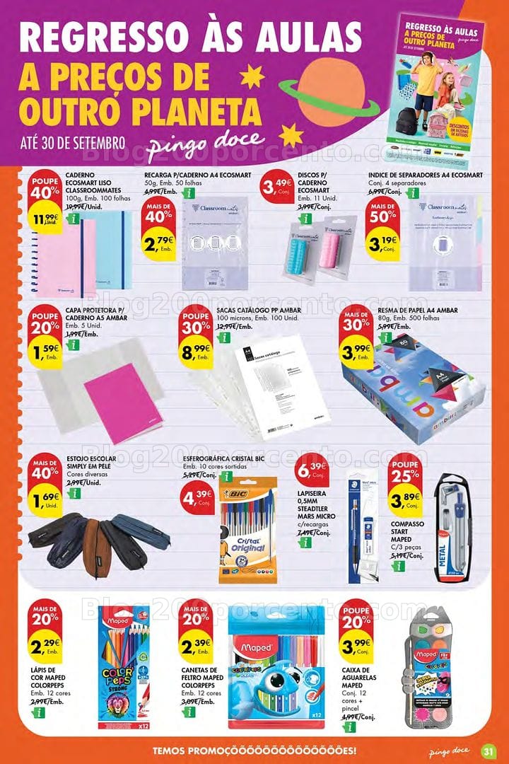 Antevisão Folheto PINGO DOCE Bazar Açores Promoções de 17 a 23 setembro