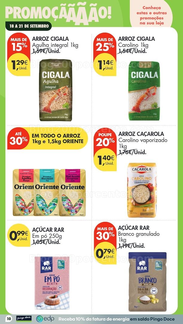 Antevisão Folheto PINGO DOCE Promoções Fim de Semana - 18 a 21 setembro