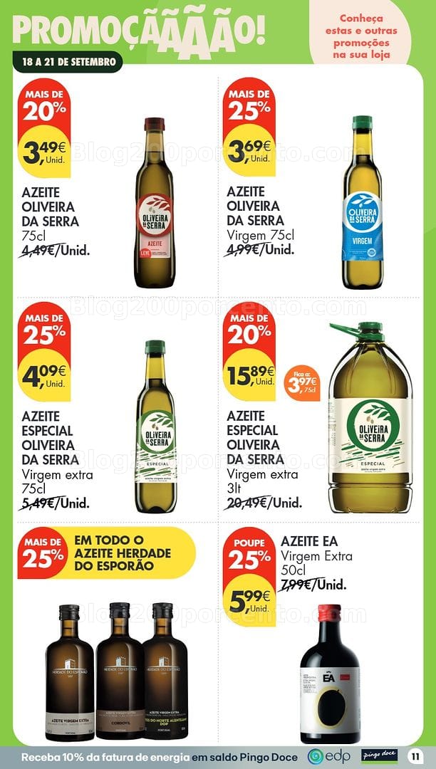 Antevisão Folheto PINGO DOCE Promoções Fim de Semana - 18 a 21 setembro