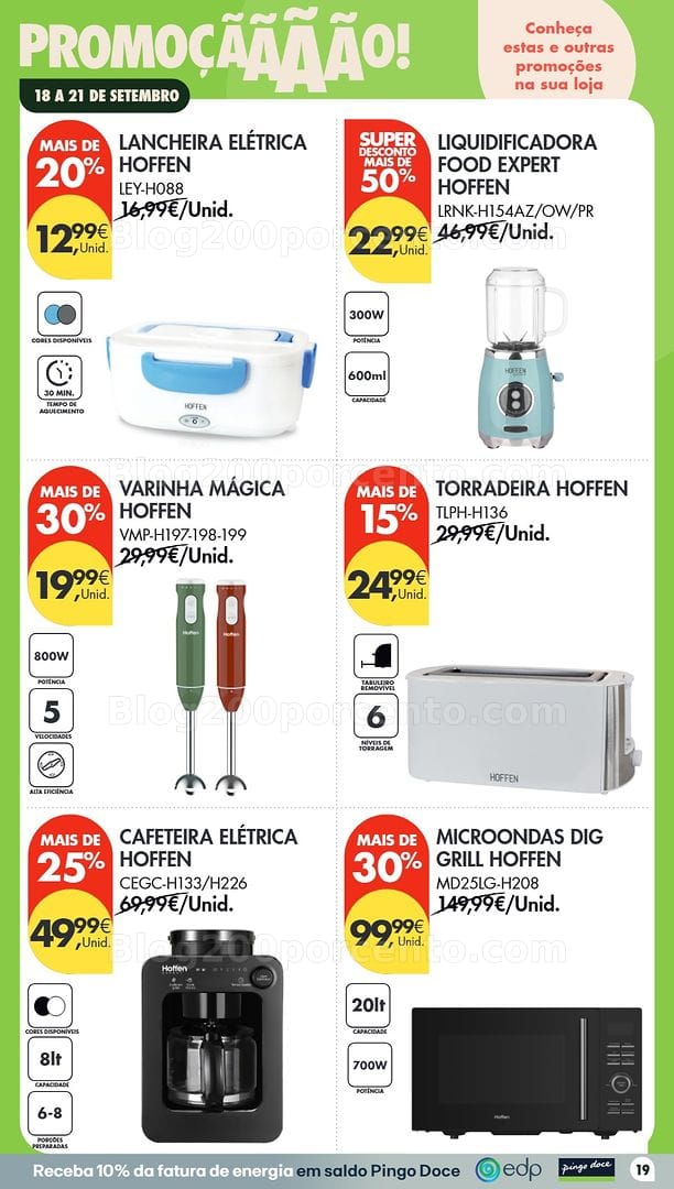 Antevisão Folheto PINGO DOCE Promoções Fim de Semana - 18 a 21 setembro