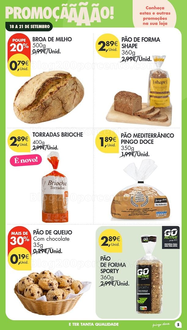 Antevisão Folheto PINGO DOCE Promoções Fim de Semana - 18 a 21 setembro