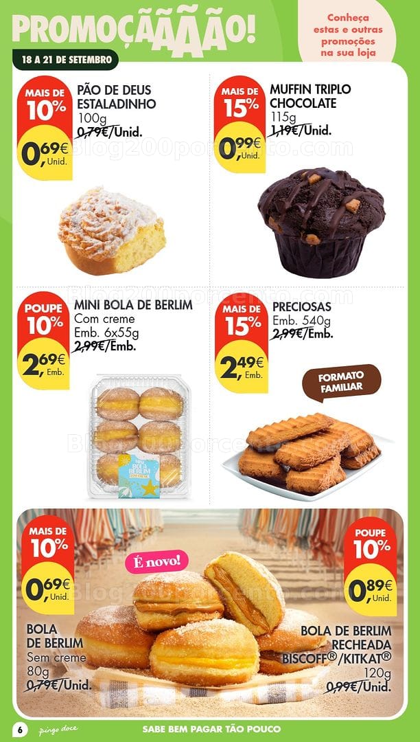 Antevisão Folheto PINGO DOCE Promoções Fim de Semana - 18 a 21 setembro