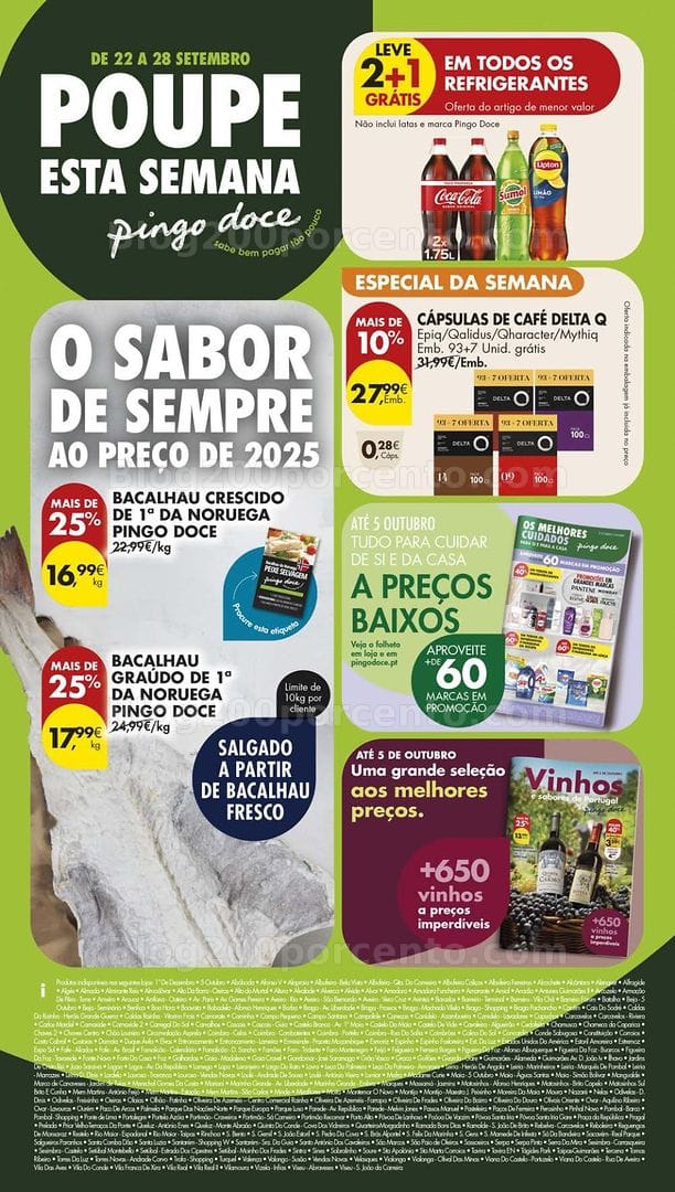 Antevisão Folheto PINGO DOCE Promoções de 22 a 28 setembro - Edição Digital