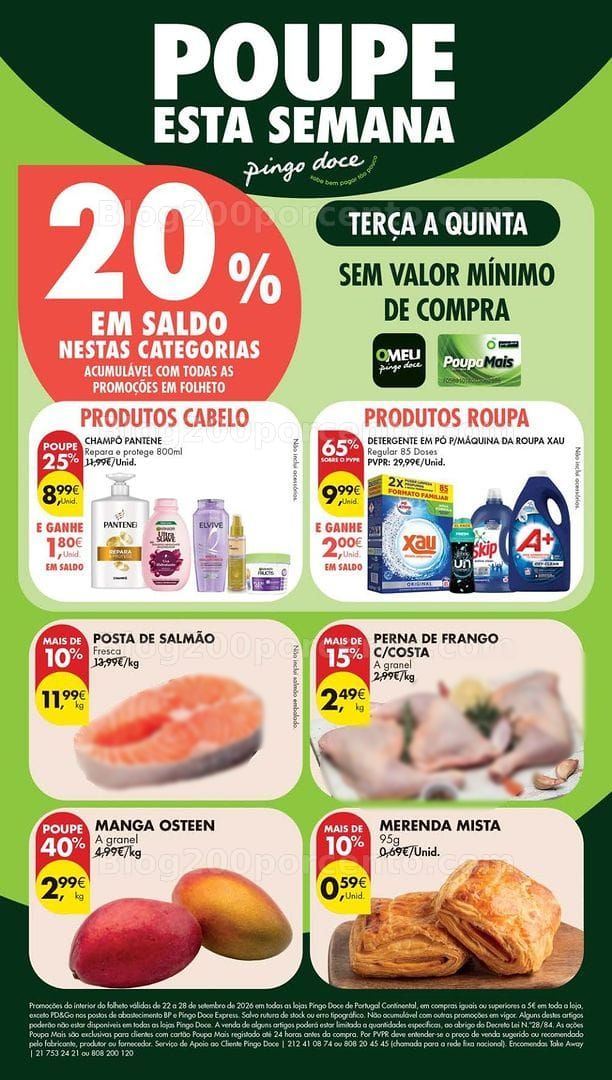 Antyevisão Folheto PINGO DOCE Lojas Pequenas Promoções de 22 a 28 setembro