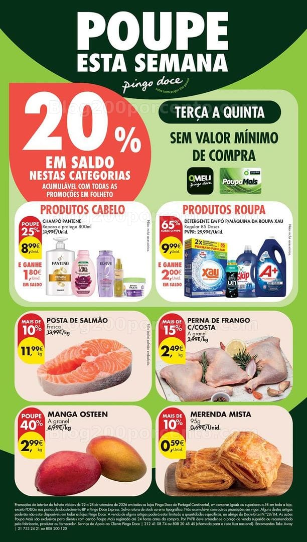 Antyevisão Folheto PINGO DOCE Lojas Pequenas Promoções de 22 a 28 setembro