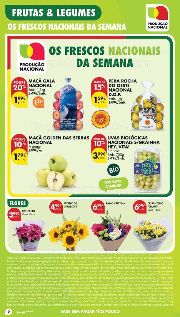 Antyevisão Folheto PINGO DOCE Lojas Pequenas Promoções de 22 a 28 setembro