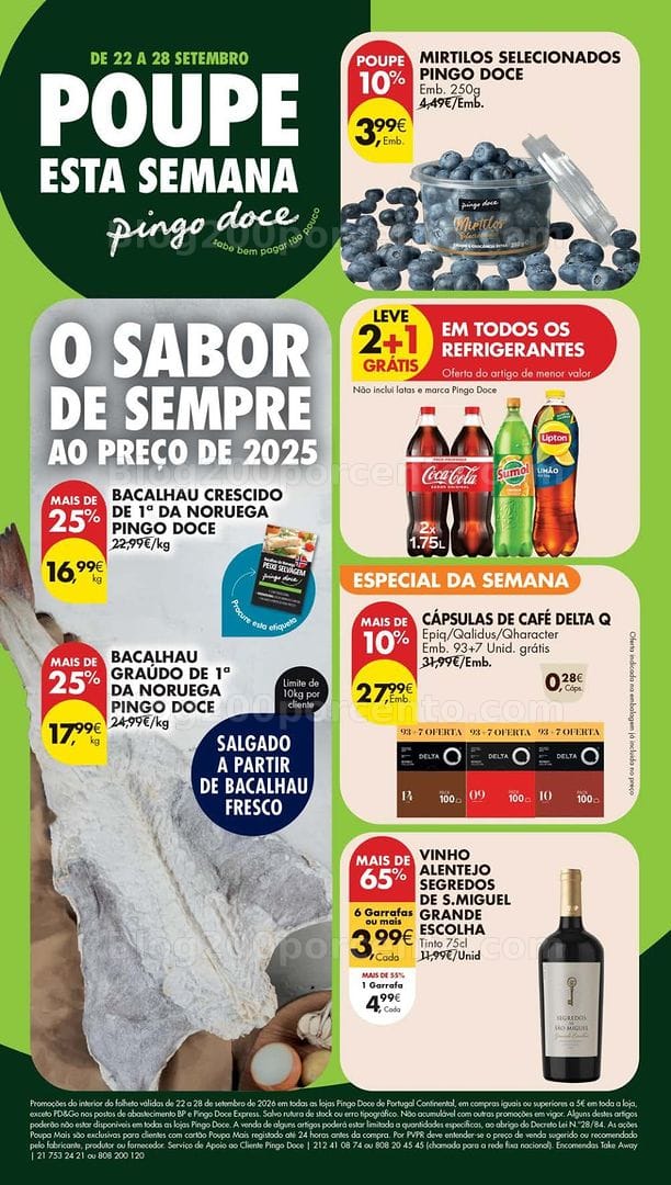 Antyevisão Folheto PINGO DOCE Lojas Pequenas Promoções de 22 a 28 setembro