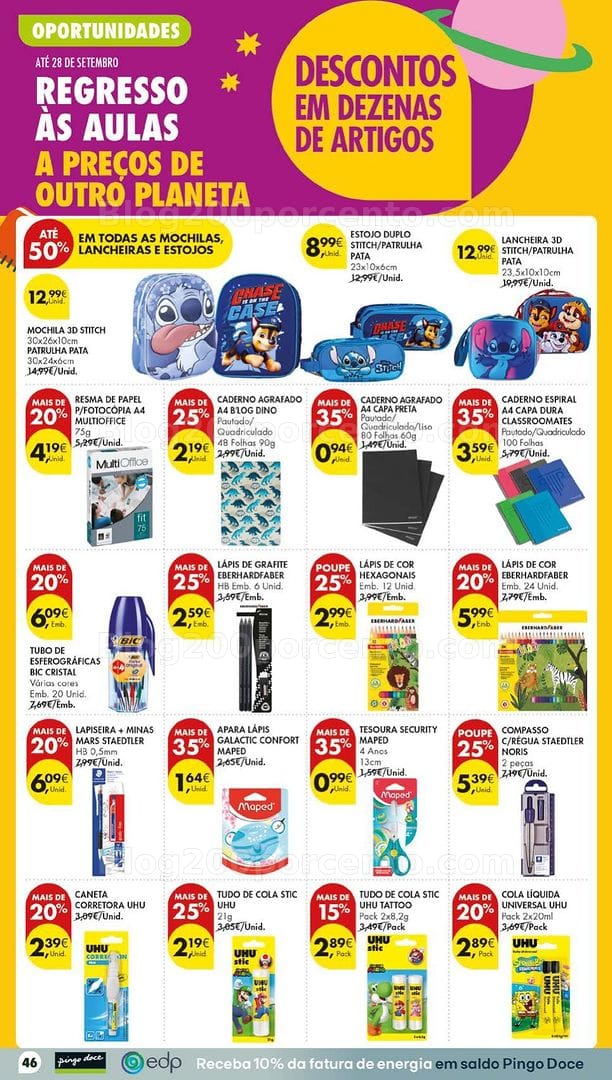 Antevisão Folheto PINGO DOCE Lojas Grandes Promoções de 22 a 28 setembro