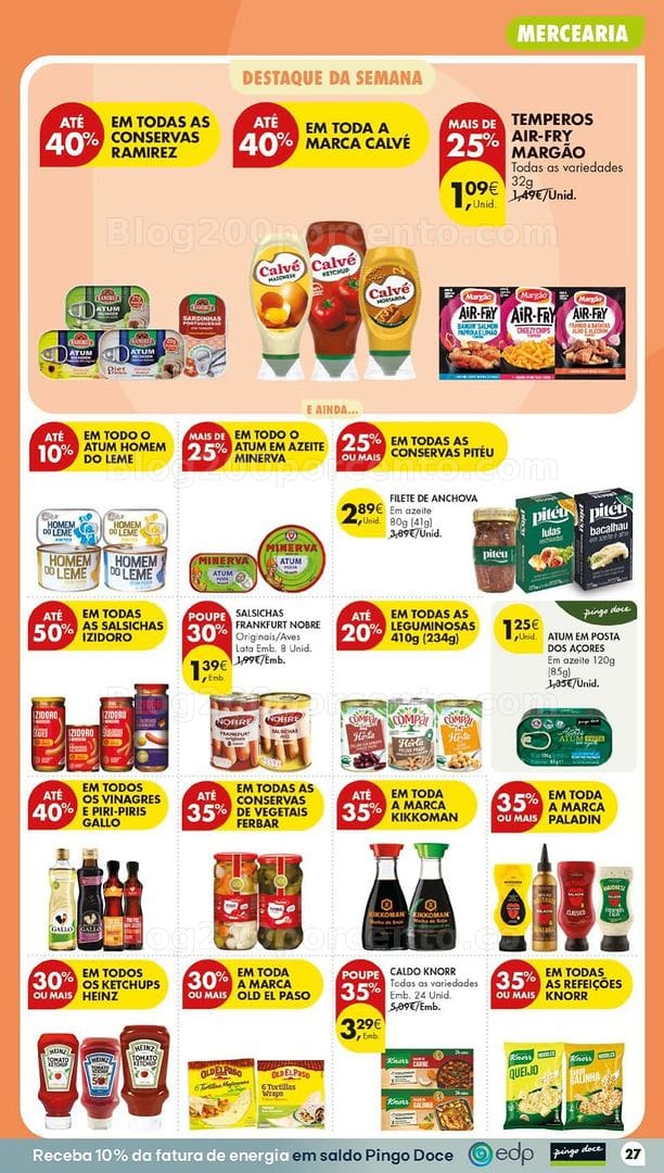 Antevisão Folheto PINGO DOCE Promoções Fim de Semana - 24 a 27 setembro