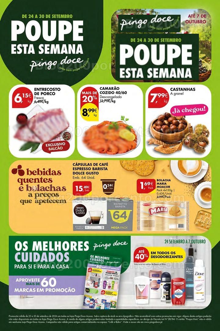Antevisão Folheto PINGO DOCE Açores Promoções de 24 a 30 setembro