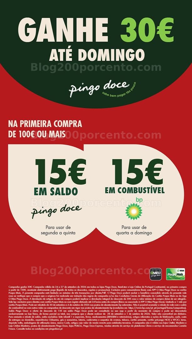 Antevisão Folheto PINGO DOCE Promoções Fim de Semana - 25 a 28 setembro