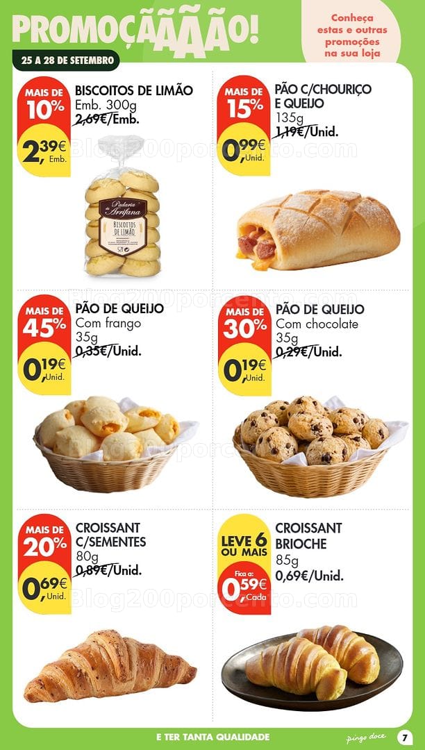 Antevisão Folheto PINGO DOCE Promoções Fim de Semana - 25 a 28 setembro