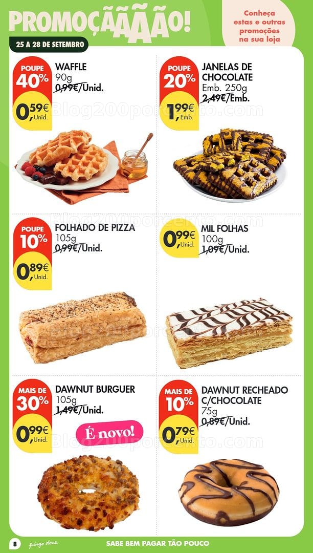 Antevisão Folheto PINGO DOCE Promoções Fim de Semana - 25 a 28 setembro