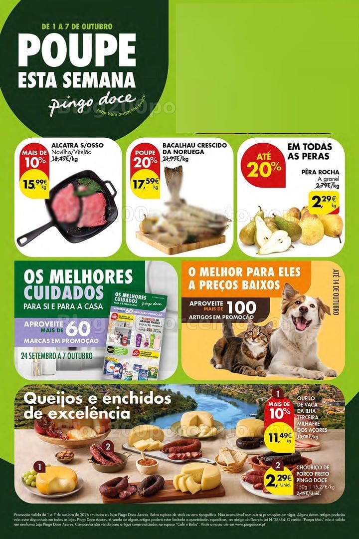 Antevisão Folheto PINGO DOCE Açores Promoções de 1 a 7 outubro