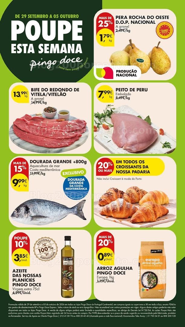 Antevisão Folheto PINGO DOCE Lojas Grandes Promoções de 29 setembro a 5 outubro
