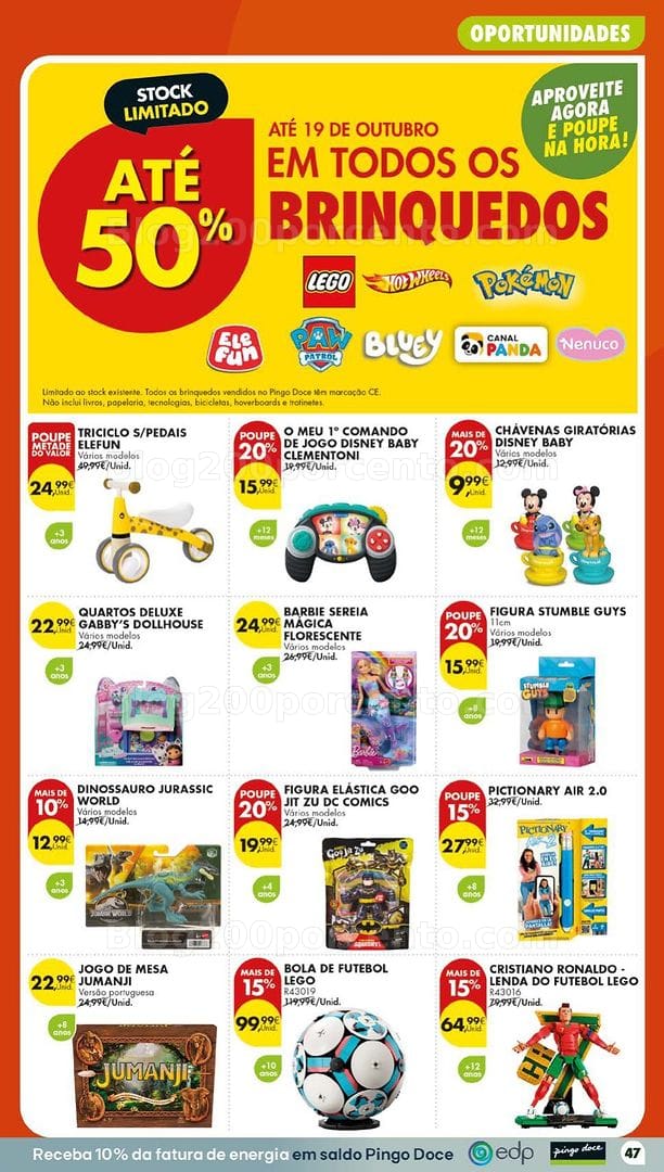 Antevisão Folheto PINGO DOCE Lojas Grandes Promoções de 29 setembro a 5 outubro