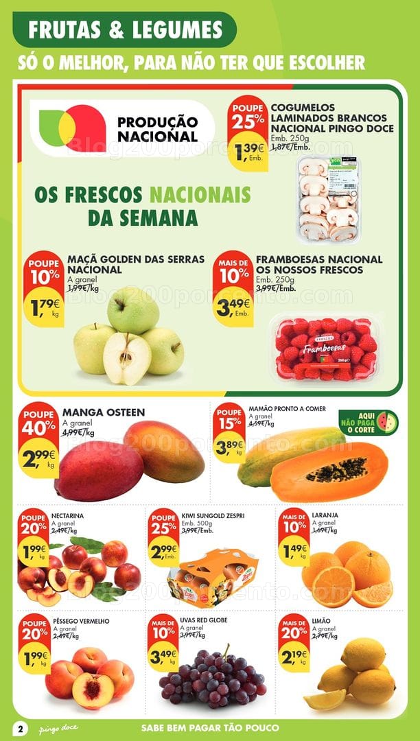 Antevisão Folheto PINGO DOCE Madeira Promoções de 29 setembro a 5 outubro