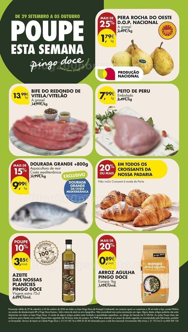Antevisão Folheto PINGO DOCE Promoções de 29 setembro a 5 outubro - Edição Digital