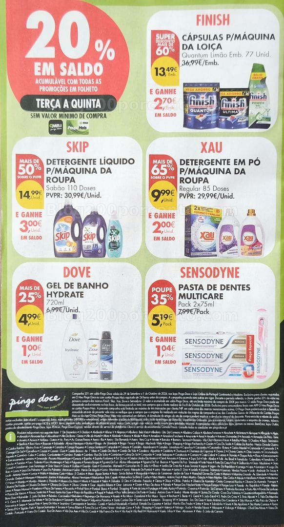 Antevisão Folheto PINGO DOCE Promoções de 29 setembro a 5 outubro