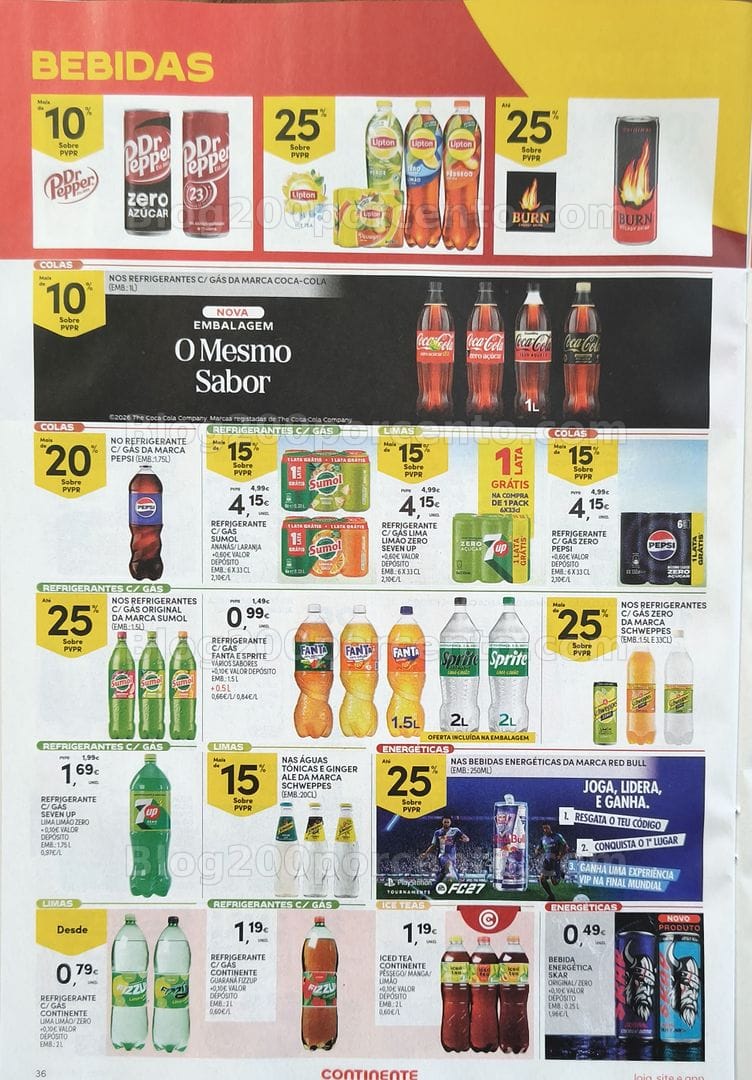 Antevisão Folheto CONTINENTE Promoções de 15 a 21 setembro